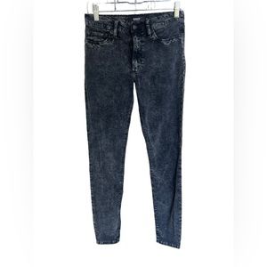 Hudson Barbara Super‎ Skinny Acid-Washed Velveteen Jeans Size 27